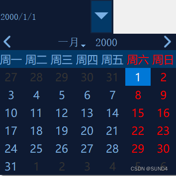 QDateEdit一种样式_qdateedit:drop-down-CSDN博客
