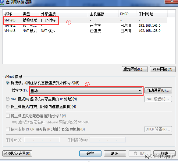 Vmware虚拟机仅主机（Host-only）、桥接（Bridge）、NAT三种网络模式介绍