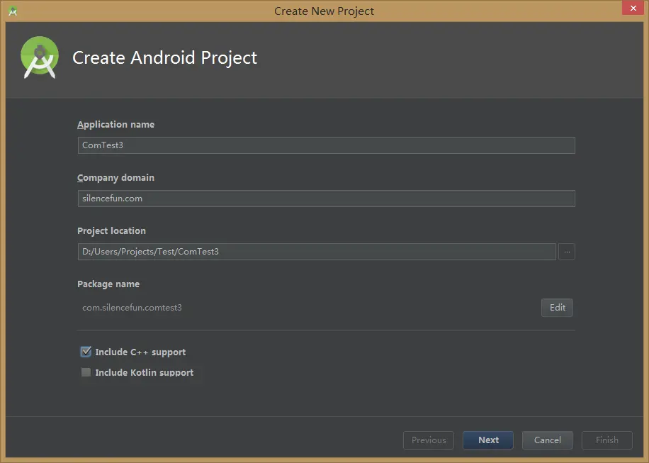 creat project