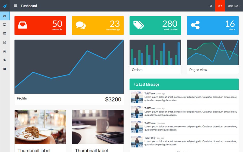 Flat Admin V.Bootstrap 2 Templates