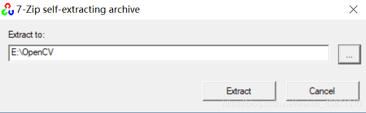 OpenCV解压