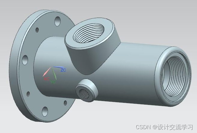 阀体加工工艺及铣75凸台面夹具设计(说明书+CAD图纸+UG三维零件图+工序卡+过程卡)_电磁阀阀体加工工艺与夹具设计-CSDN博客