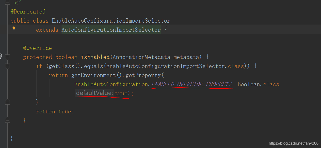 EnableAutoConfigurationImportSelector