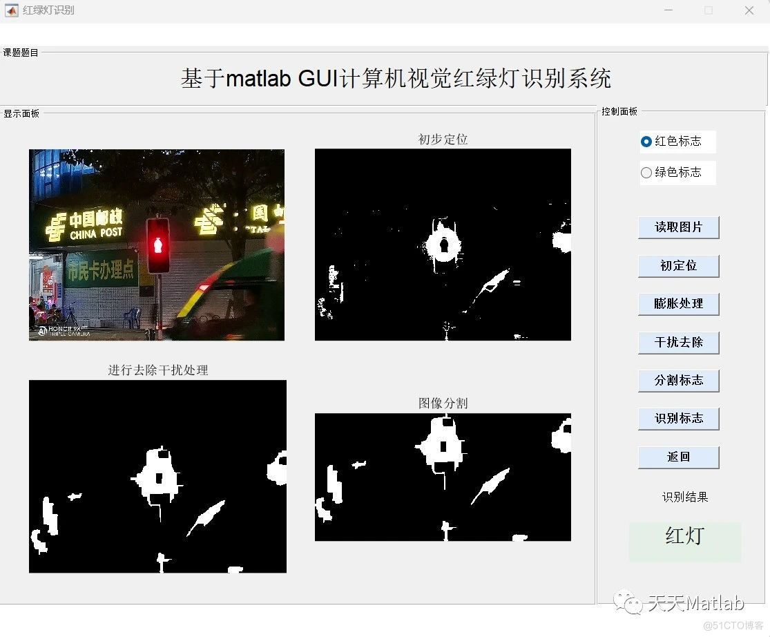 【红绿灯识别】基于计算机视觉红绿灯识别附Matlab代码_MATLAB