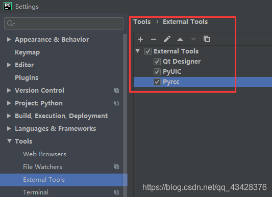 External Tools