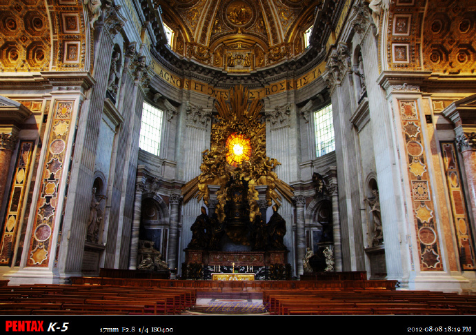 2012意大利之行2：梵蒂冈圣彼得大教堂