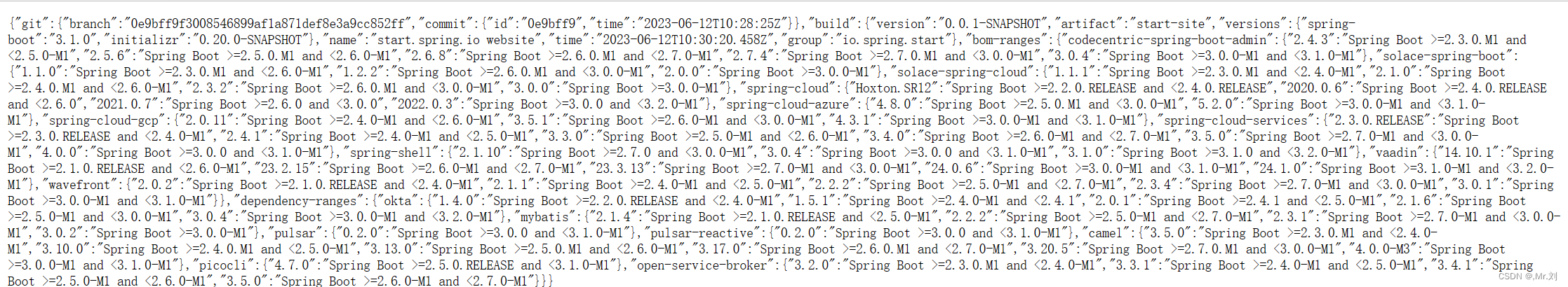 springboot版本对应