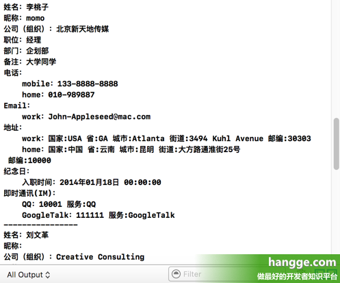 原文:Swift - 使用Contacts访问通讯录1（纯代码获取联系人）