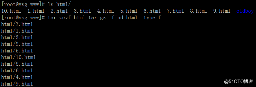 Linux常用命令——tar