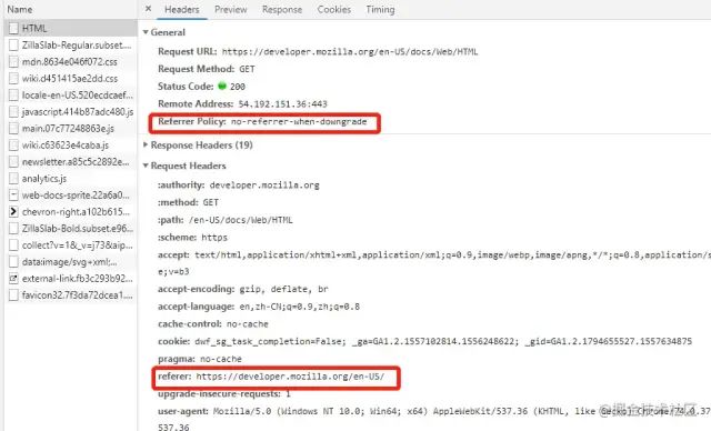 浅析HTTP请求中的referrer和Referrer-Policy插图1 898bf45aac9b2a58bd5621709f865839.png