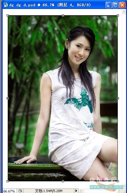 Photoshop实例教程：调出MM清新色调 