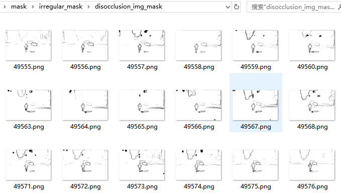 图像修复 mask 下载 | NVIDIA Irregular Mask Dataset | Quick Draw Irregular ...