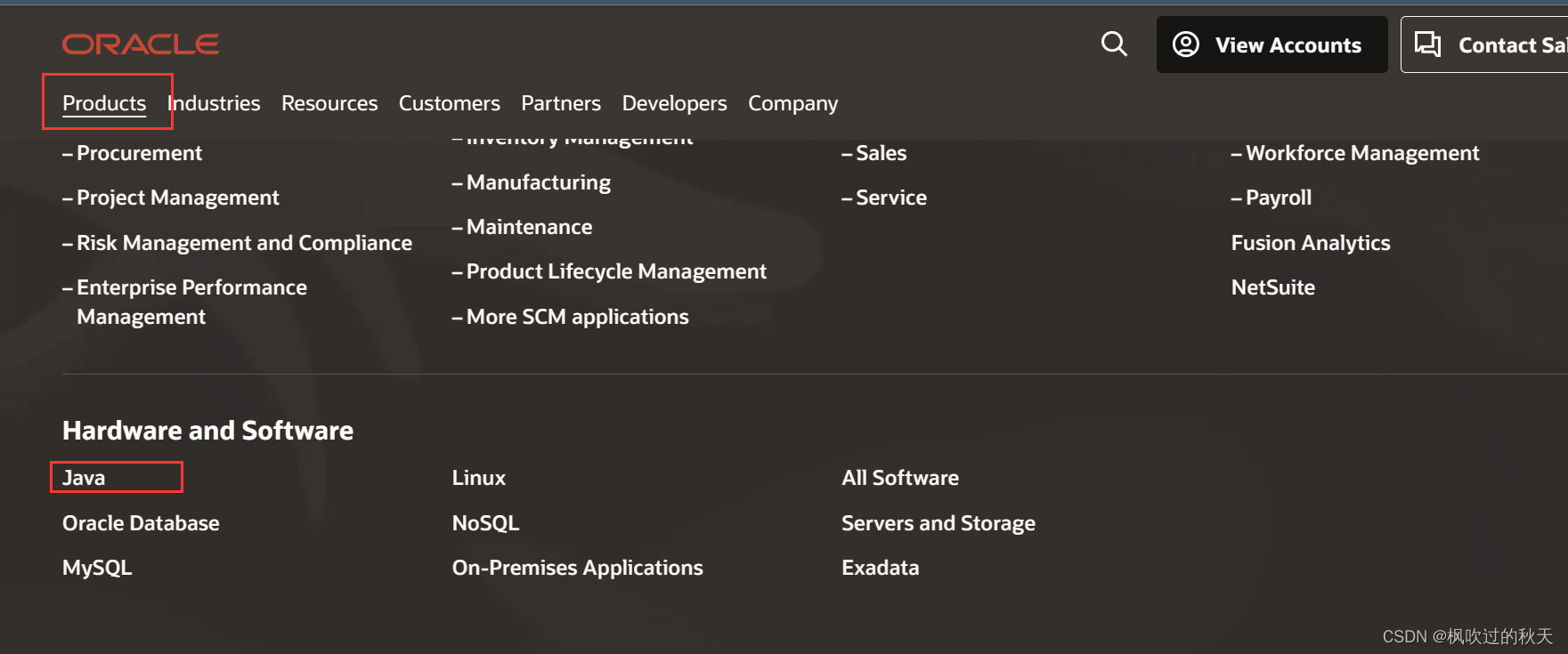 Oracle官网:登录下载与技术资源-CSDN博客