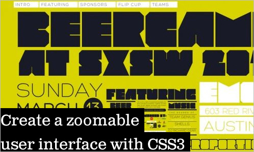 最新的 Javascript 和 CSS 应用技巧荟萃