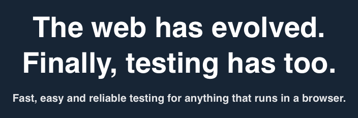 cypress 官网截图