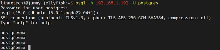 Remote-Connection-PostgreSQL-Command