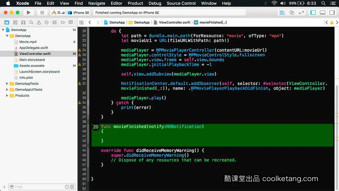 互动教程 for Xcode9 & Swift4-酷课堂