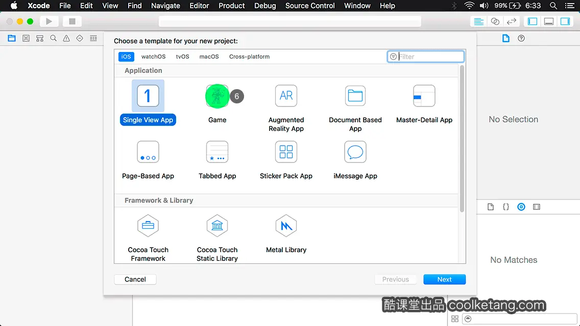 互动教程 for Xcode9 & Swift4-酷课堂