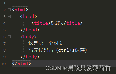 HTML基础入门:构建网页基石-CSDN博客