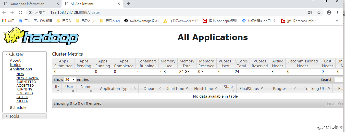 Hadoop2.0分布式集群的平台搭建