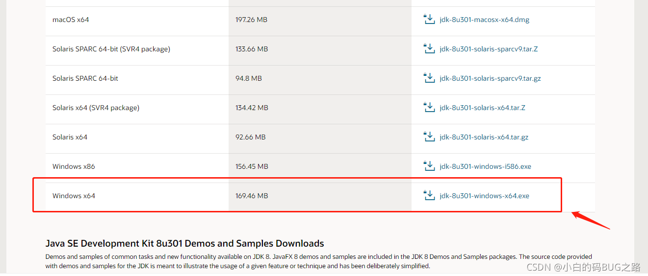 JAVA -- 下载配置JDK1.8_java se development kit 8 downloads-CSDN博客