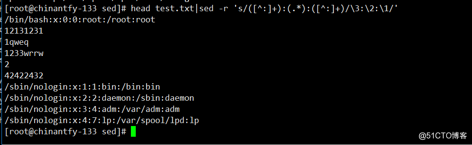 Linux学习笔记（二十七）sed
