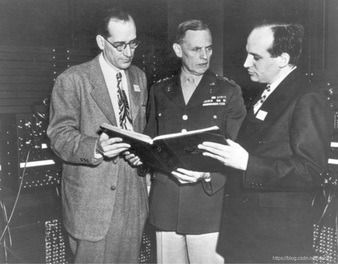 John Mauchly和J Presper Eckert | ©Franklin Institute