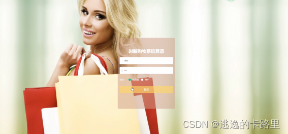 图5-1管理员登录界面图