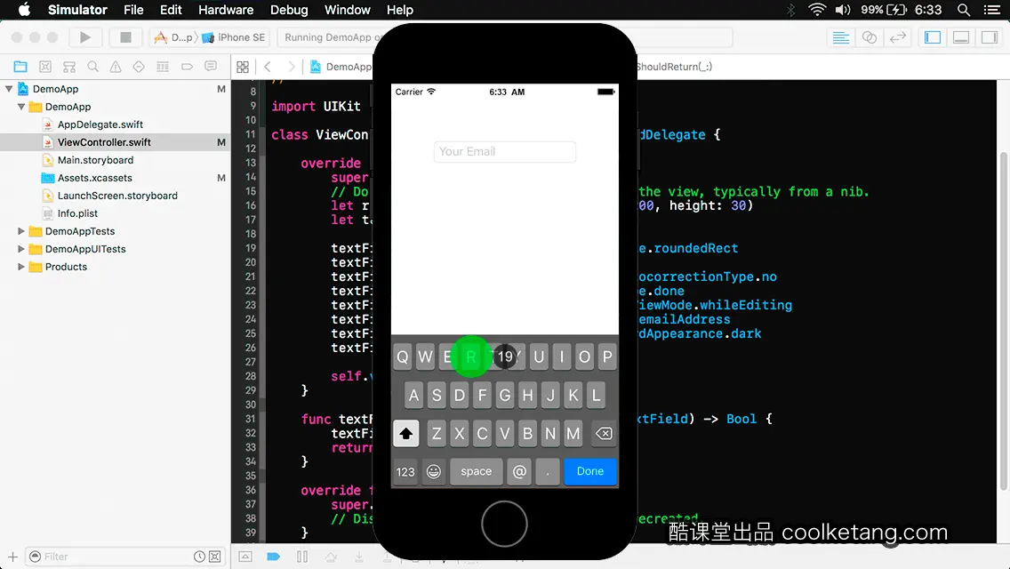 互动教程 for Xcode9 & Swift4-酷课堂