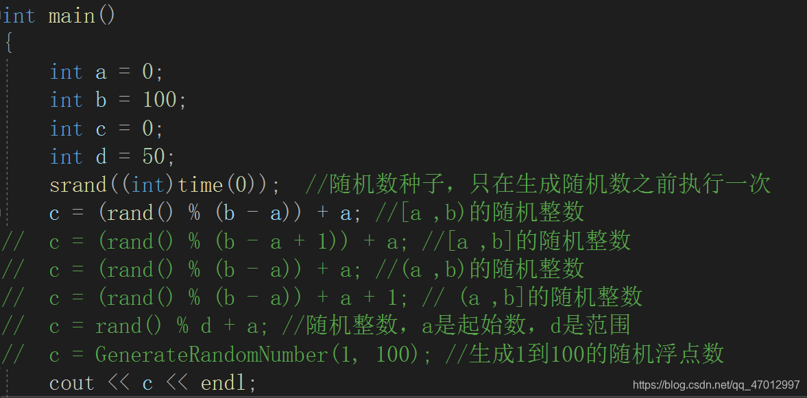 c++生成随机数_随机数cpp-CSDN博客