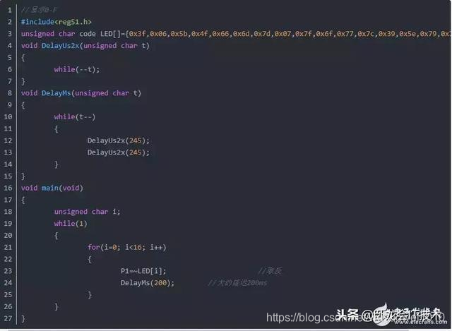 单片机运用，七段数码管如何用单片机控制！