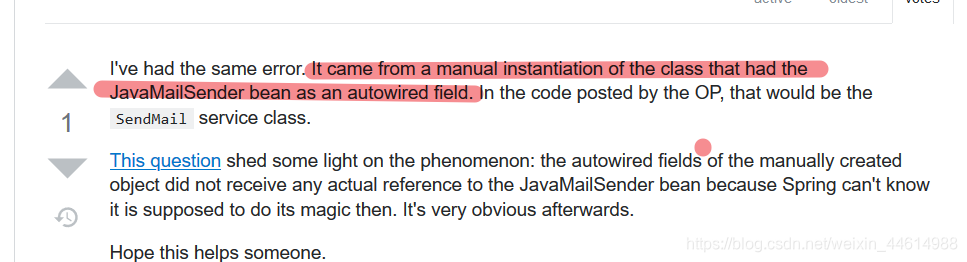 java - javamailsender error Images High Quality... JavaMailSender注入失败,空指针异常的解决_javamailsender为空-CSDN博客