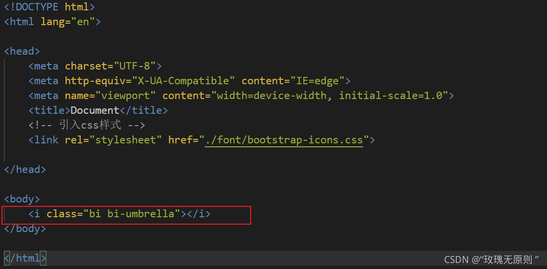 Bootstrap V5 图标字体的引入以及使用方法_bootstrap 5 fonts-CSDN博客