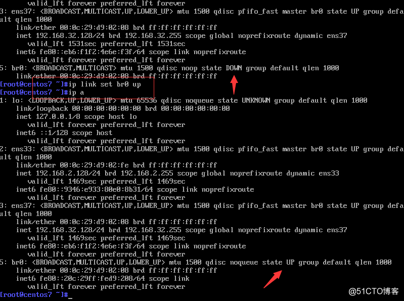 linux简单的网桥实验