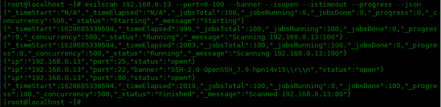如何使用evilscan 扫描网络如何使用evilscan 扫描网络