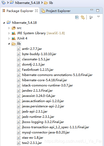 lib文件夹用来存放jar包