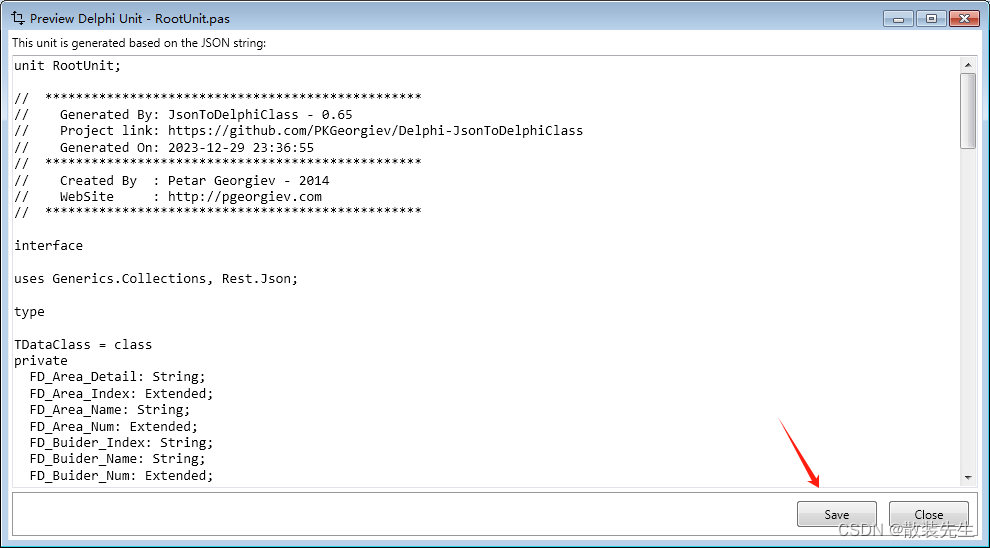 Delphi Json生成实体类(自适应)_jsontodelphiclass-CSDN博客
