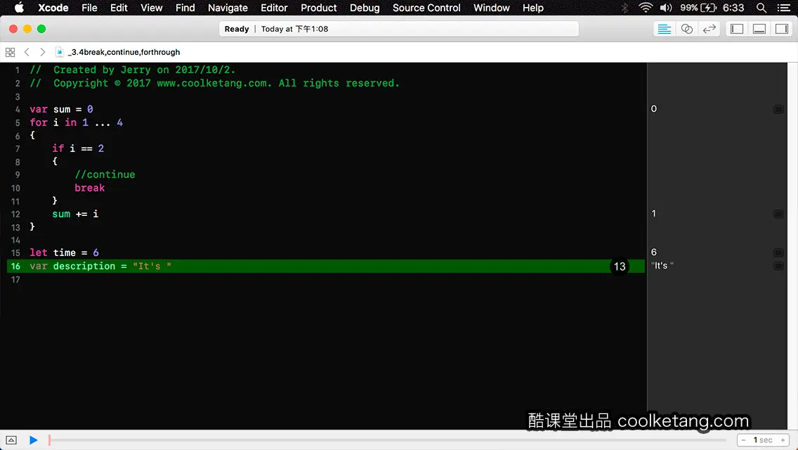 Swift4互动教程