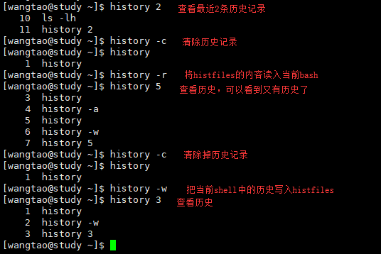 history