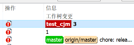 我们在分支上执行了两次提交