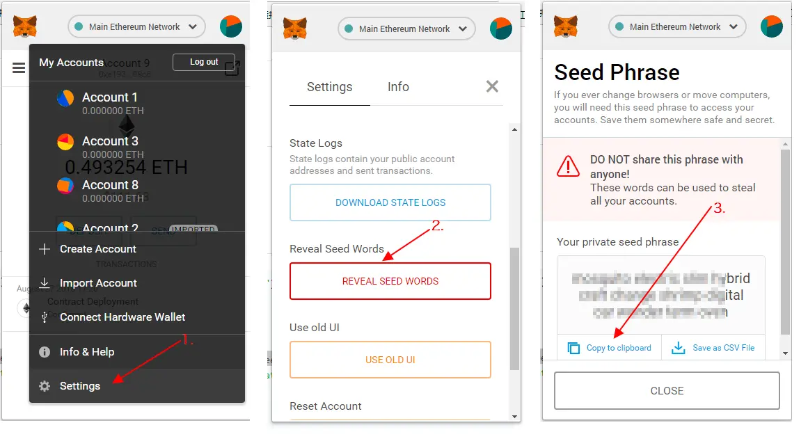 2.获取seed KEY