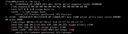 nginx+keepalived主备切换（不考虑主nginx停掉现象）