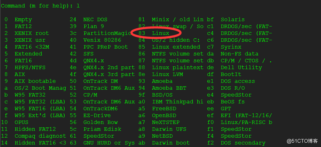 linux下使用fdisk对磁盘进行分区
