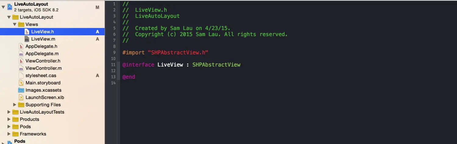Create LiveView inherit SHPAbstractView.png