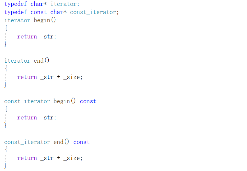 【C++】string类的模拟实现_下面是用c++實現算術運算的部分代碼,算術表達式用string類型對象保存,class calcu-CSDN博客