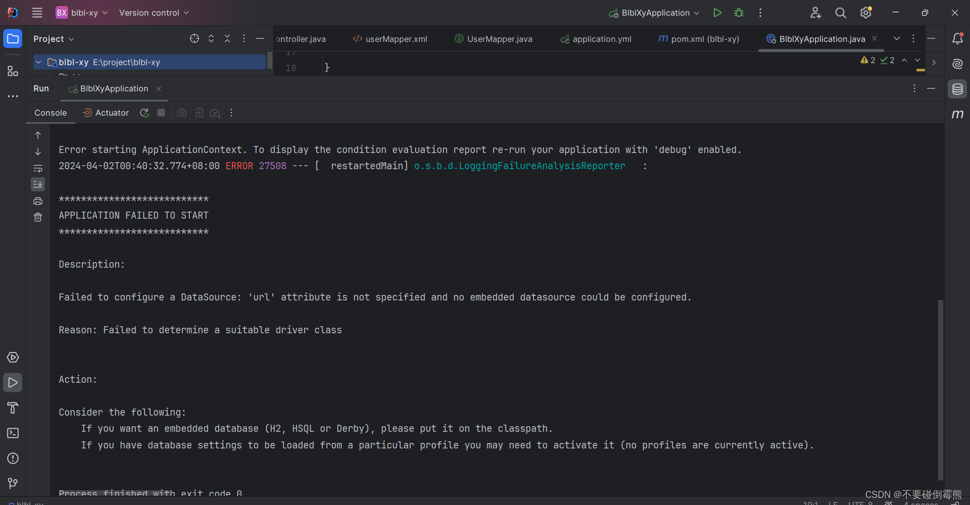 conditions evaluation report spring boot