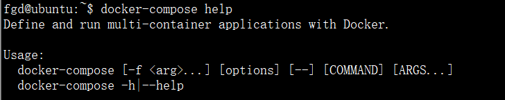 docker-compose 指令格式