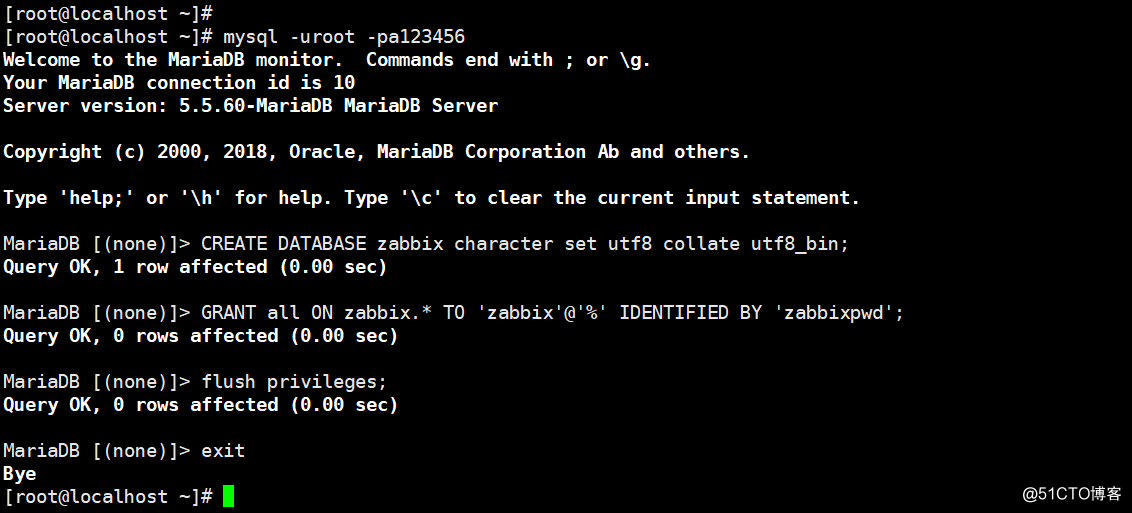 CentOS7 LAMP安装zabbix4.2
