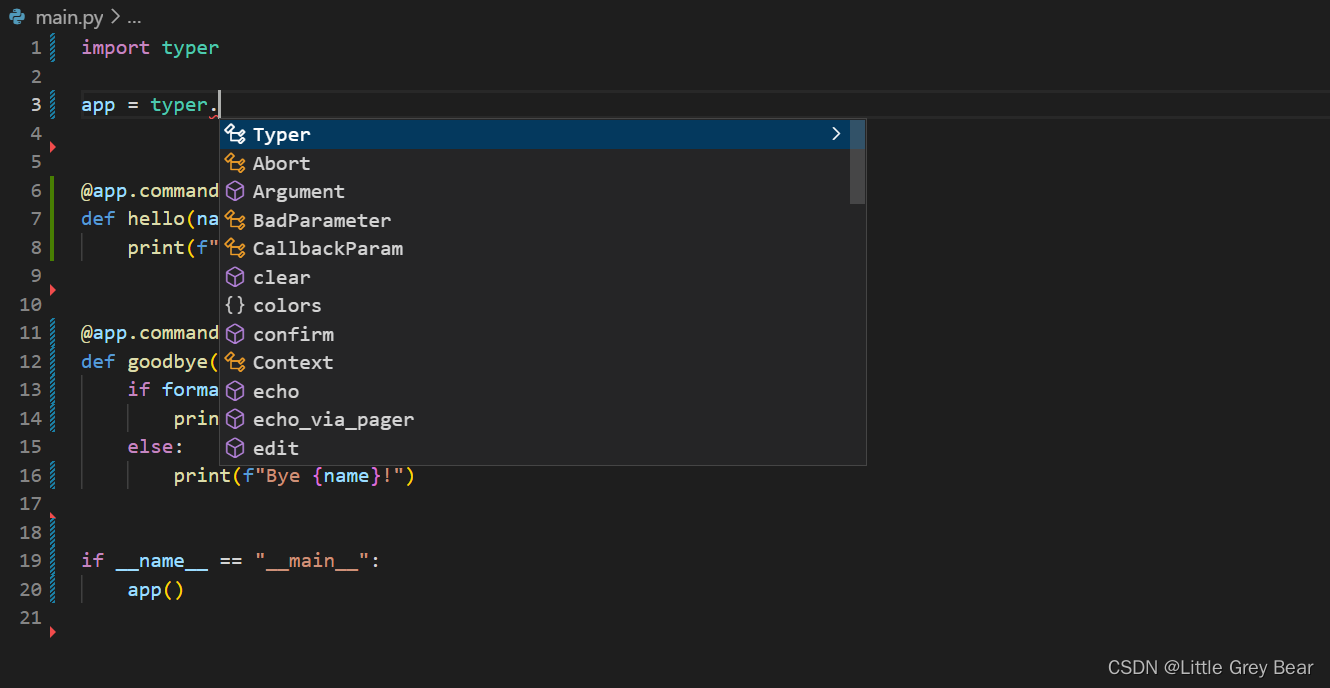 基于python的CLI应用程序开发(第一节)：简单了解一下Typer_python typer-CSDN博客