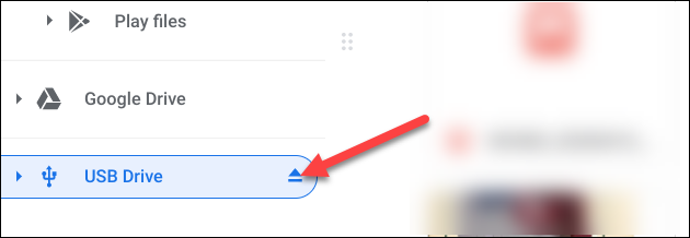 chromebook eject usb drive